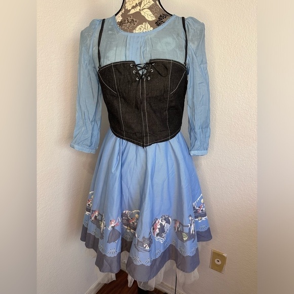 Secret Honey x Disney Honey Bunch The Little Mermaid  Disney Dress- 2 Small NWT - Picture 3 of 16